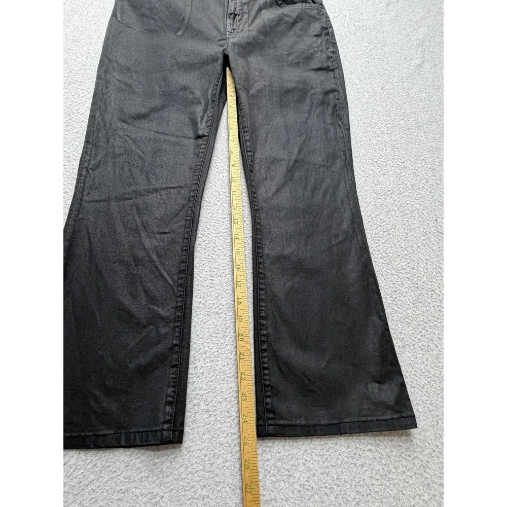 Hudson Bootcut Jeans Womens 32 Black High Rise Stretch Dark Wash Denim‎